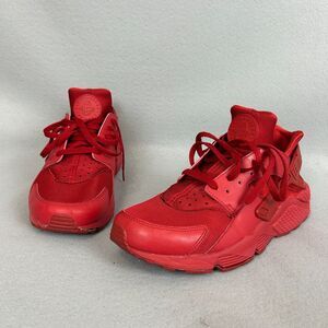 Nike Air Huarache Triple Red Men’s Size 12 Running Sneakers Athletic Shoes